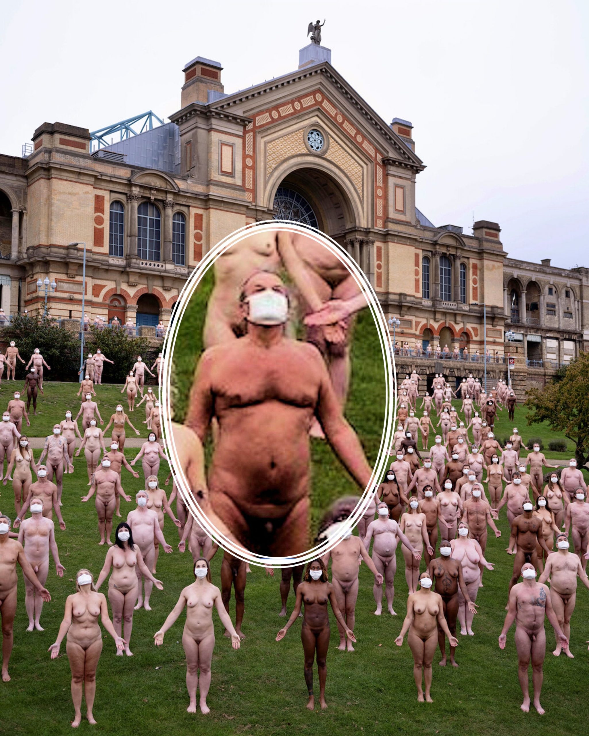 Everyone Together by Spencer Tunick for Sky Arts 2020